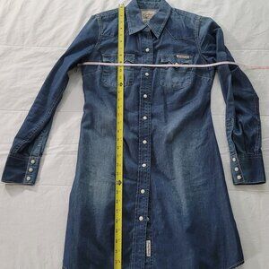 Lucky Brand Long Sleeve Denim Dress